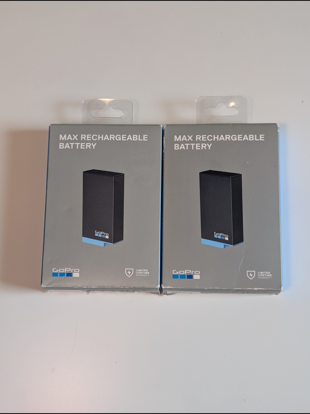 2x Genuine GoPro MAX Rechargeable Batteries ACBAT-001 - New Open Box Authentic